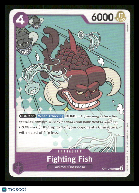 One Piece Card Game Fighting Fish #OP10-069 One Piece Royal Blood