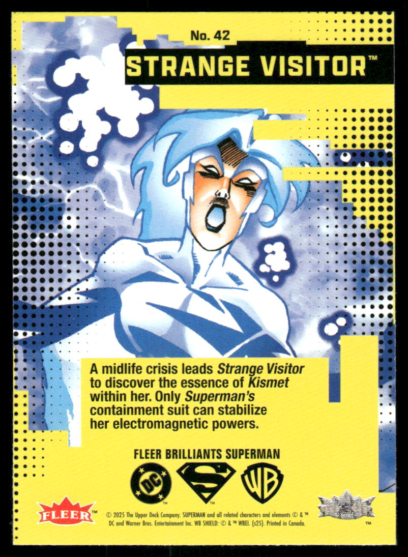 2025 Fleer Brilliants Superman Strange Visitor #42
