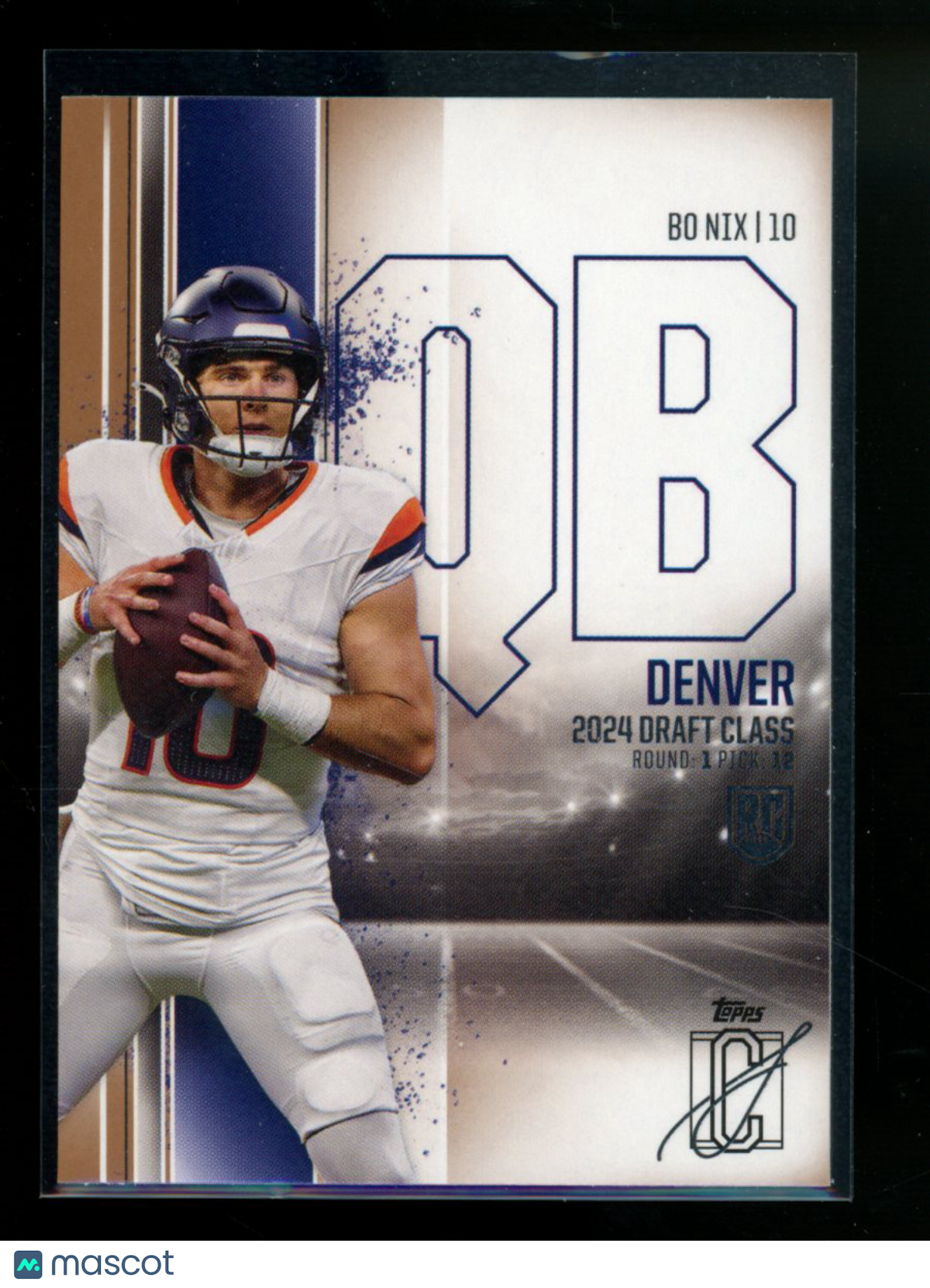 2025 Topps Draft Class Bo Nix #100 Football