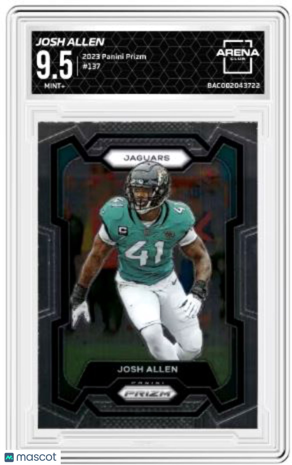 2023 Panini Prizm Josh Allen #137 Football Arena Club 9.5