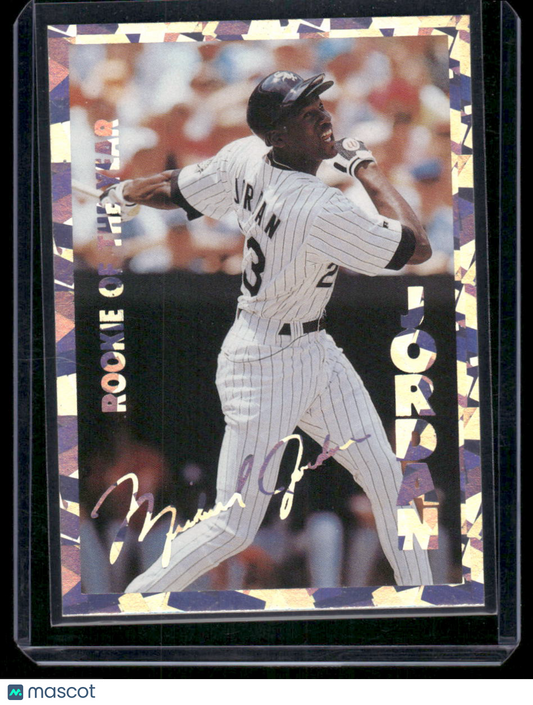 1993-94 Stadium Sports Michael Jordan #69 Rookie of the Year Baseball