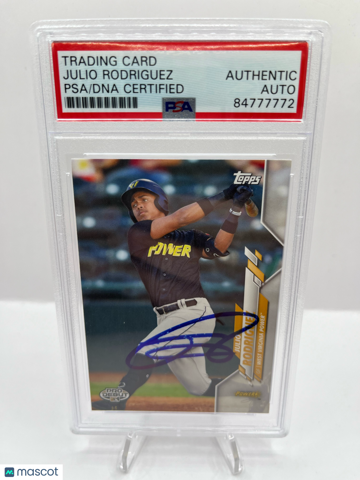 2022 Topps Pro Debut Julio Rodriguez #PD-111 Auto Baseball PSA A