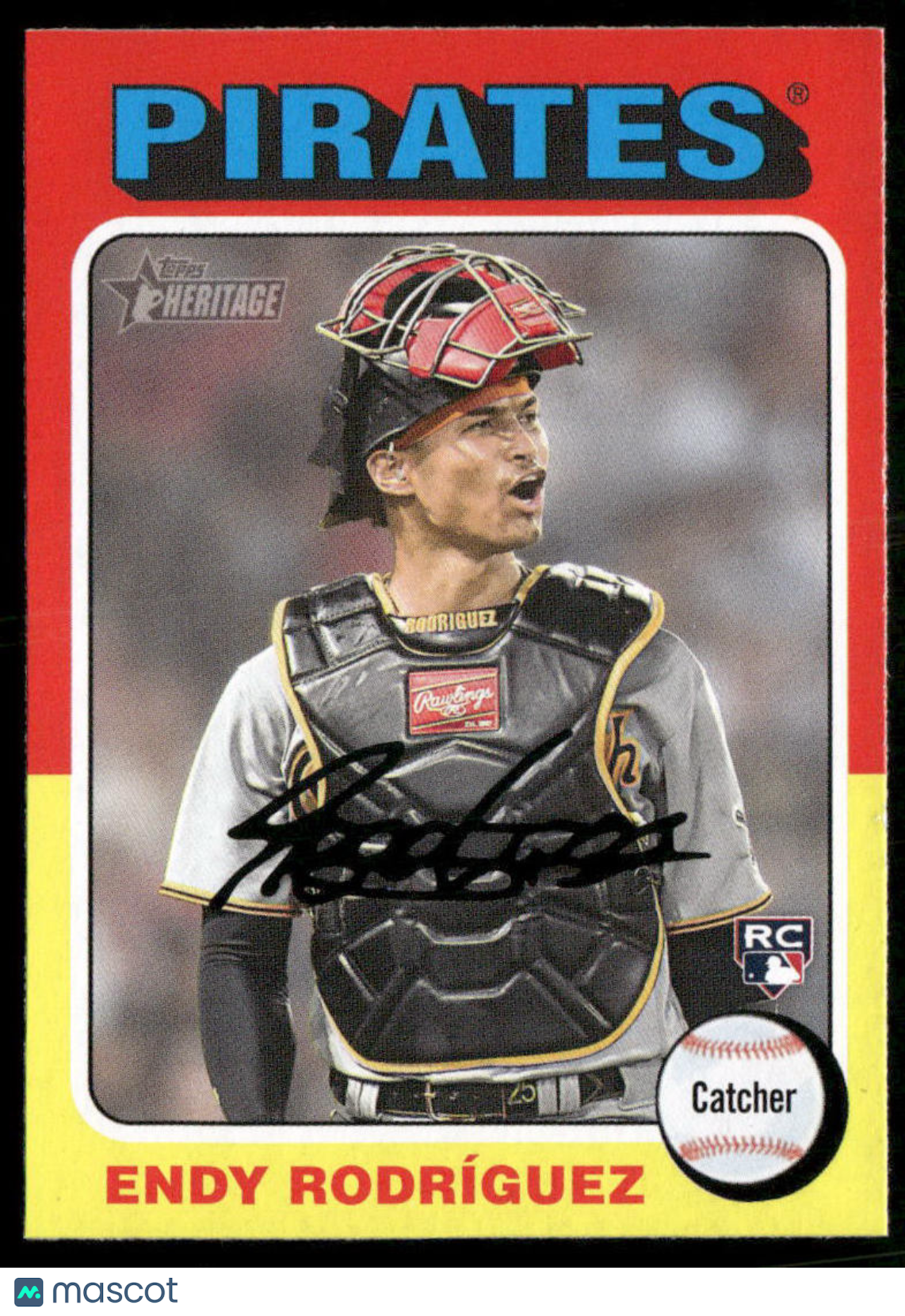 2024 Topps Heritage Endy Rodríguez #488 RC Baseball