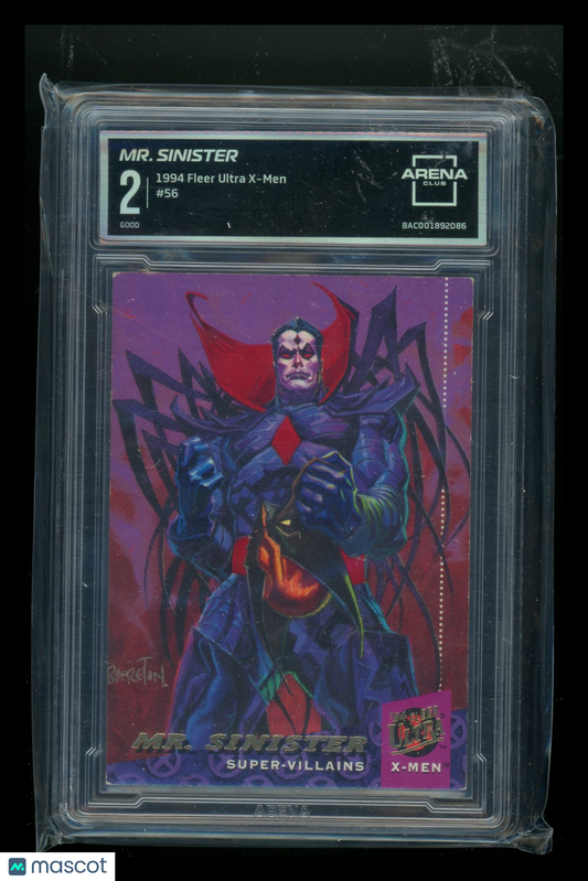 1994 Fleer Ultra X-Men Mr. Sinister #56 Arena Club 2