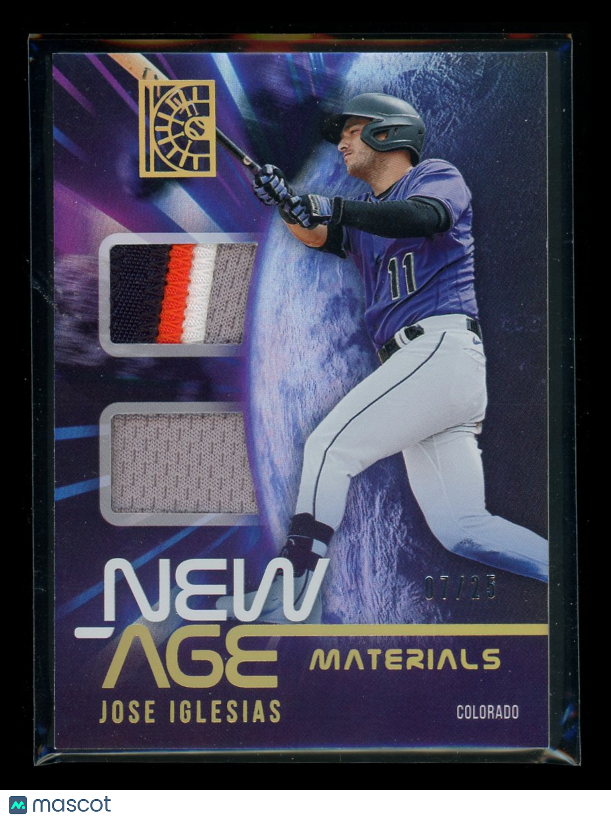 2022 Panini Capstone New Age Materials Jose Iglesias #NAM-JI Jersey Patch 07/23