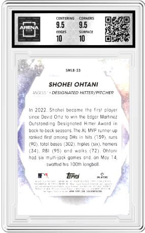 2023 Topps Shohei Ohtani #SMLB-33 Stars of MLB Baseball AC 10