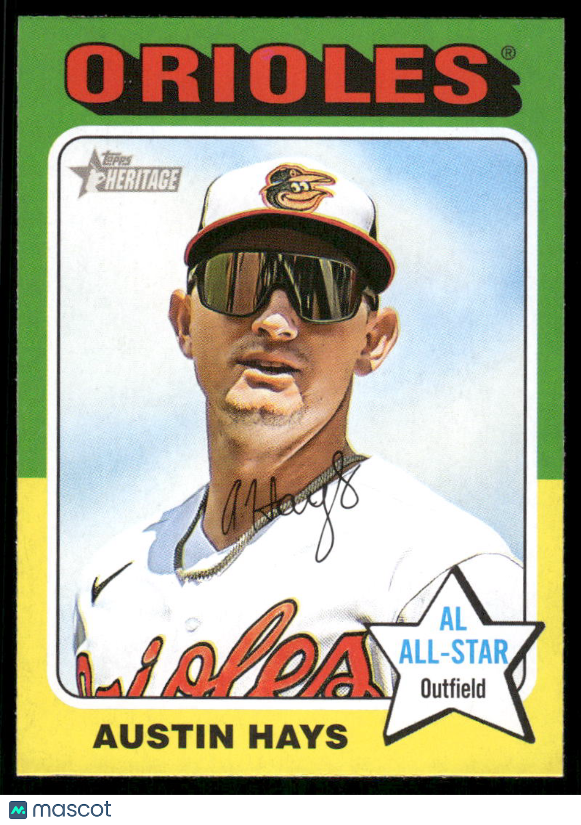 2024 Topps Heritage Austin Hays #13 AL All-Star Baseball