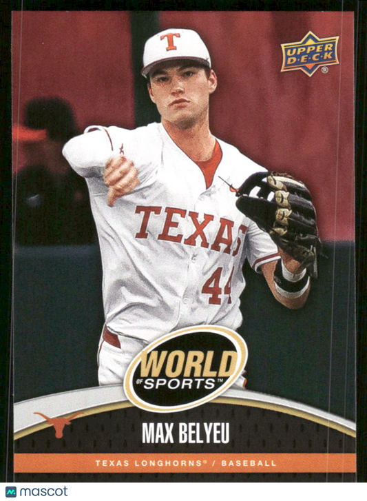 2025 Upper Deck World Sports Max Belyeu #221 Baseball
