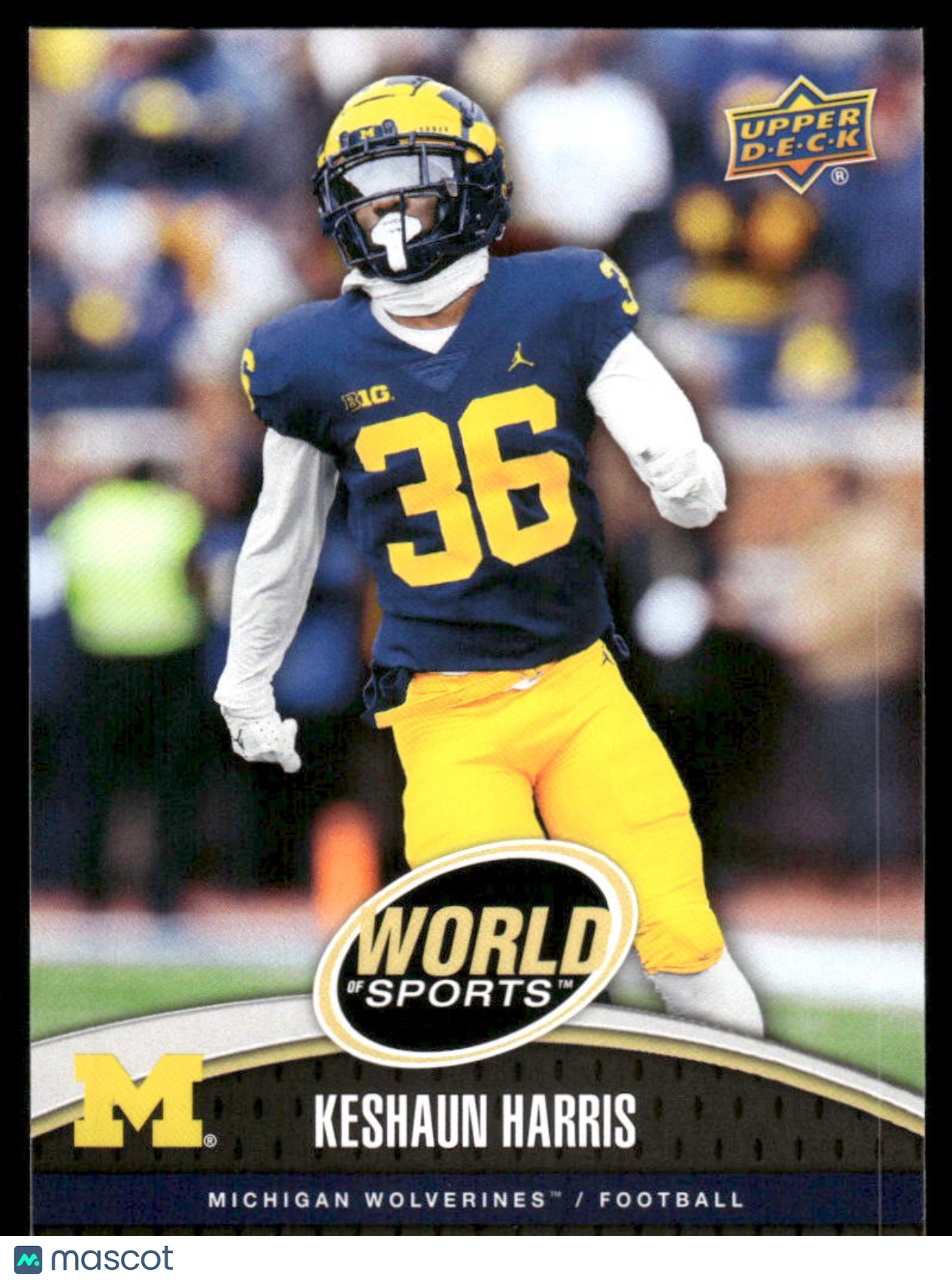 2025 Upper Deck World Sports Keshaun Harris #81 Football