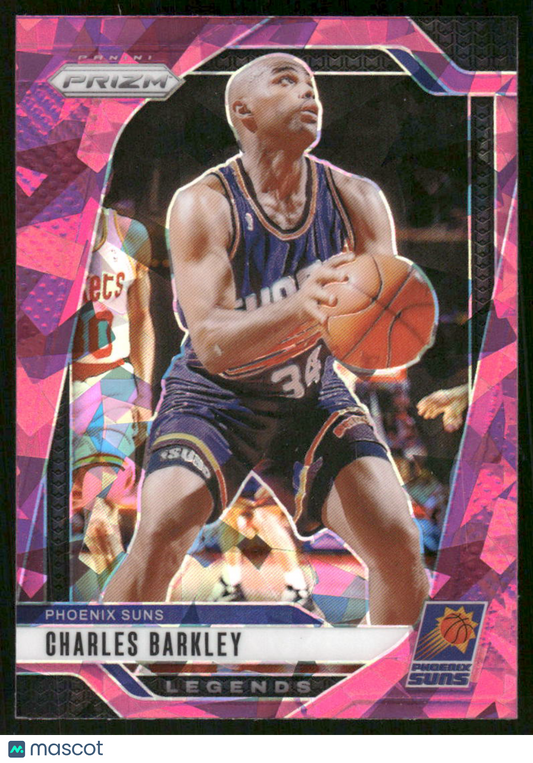 2024-25 Panini Prizm Basketball Charles Barkley #280 Pink Pink Ice Basketball
