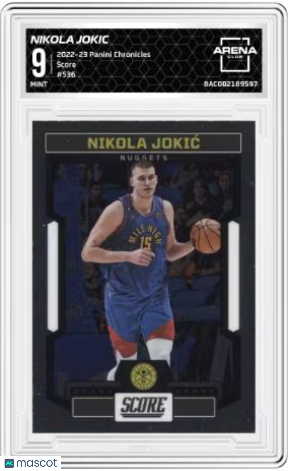 2022-23 Panini Chronicles Nikola Jokic #536 Score Basketball Arena Club 9