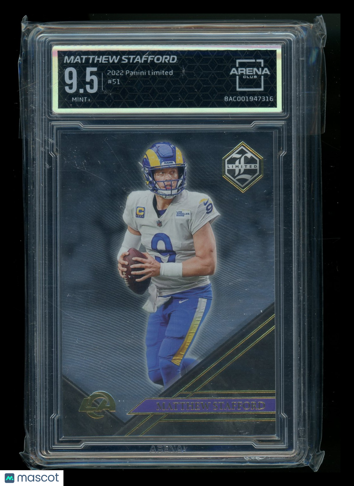 2023 Panini Limited Matthew Stafford #51 Football Arena Club 9.5