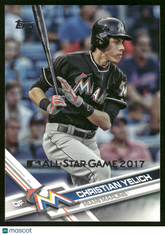 2017 Topps Series 2 Christian Yelich #518 All Star Game Baseball