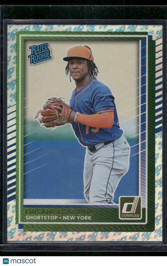 2022 Donruss Rated Rookie Luisangel Acuna #No. 1 Rocket Baseball