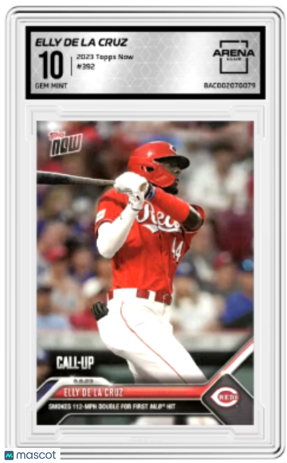 2023 Topps Now Elly De La Cruz #392 Call-Up Baseball Arena Club 10