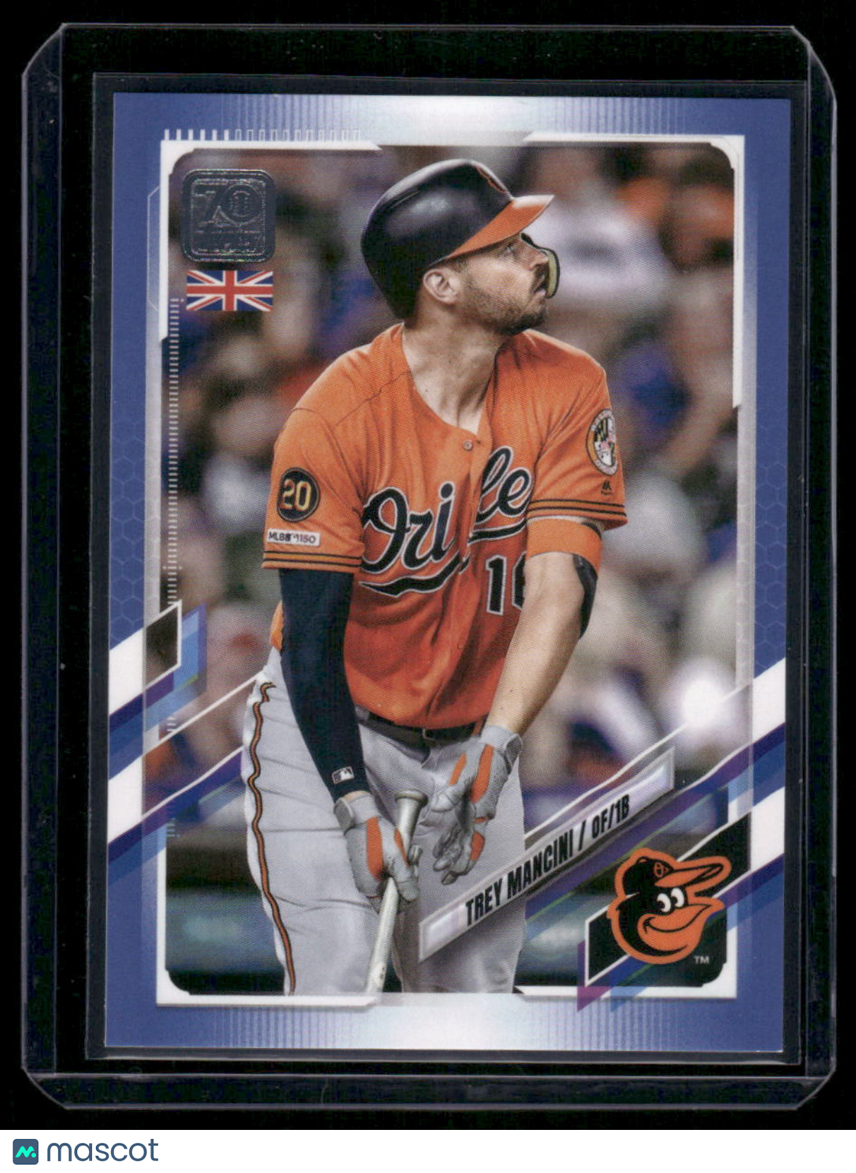 2021 Topps Trey Mancini #40 UK 36/75 Baseball