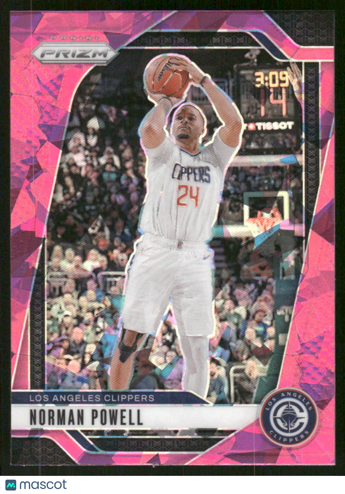 2023-24 Panini Prizm Basketball Norman Powell #203 Pink Ice Basketball