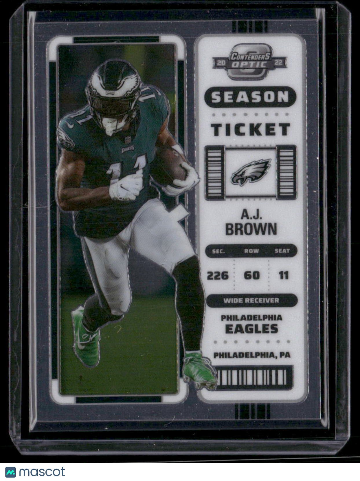 2022 Panini Contenders Optic Football A.J. Brown #44 Season Ticket Football