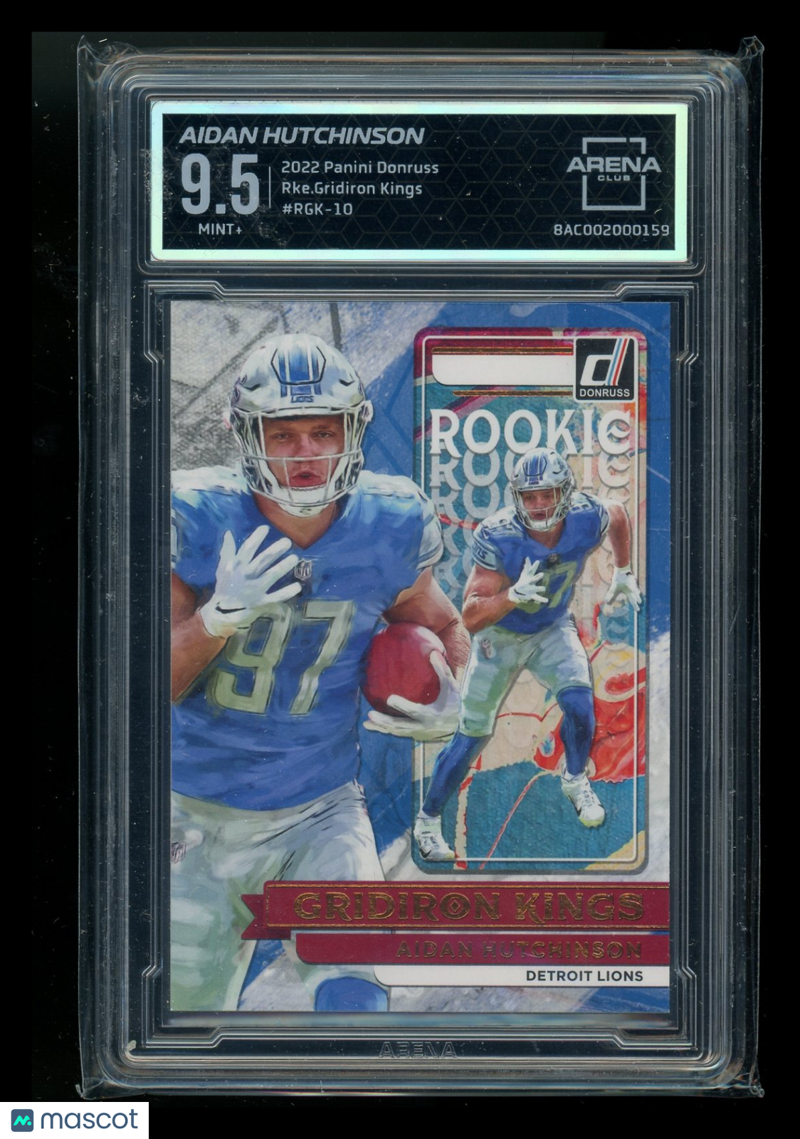 2022 Panini Donruss Gridiron Kings Aidan Hutchinson #RGK-10  Arena Club 9.5
