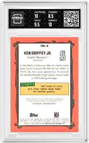 2024 Topps Big League Ken Griffey Jr #TBL-2 Big Leager Baseball Arena Club 9
