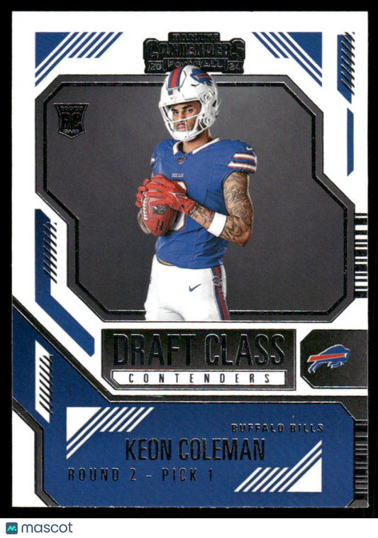 2025 Panini Contenders Draft Class Keon Coleman #17 Football