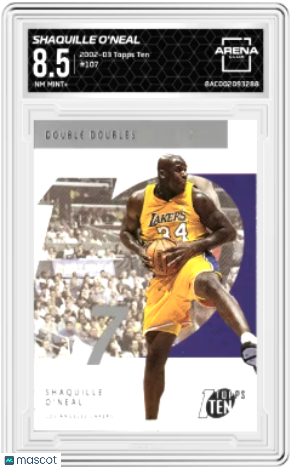 2022-23 Topps Ten Shaquille O'Neal #107 Basketball Arena Club 8.5