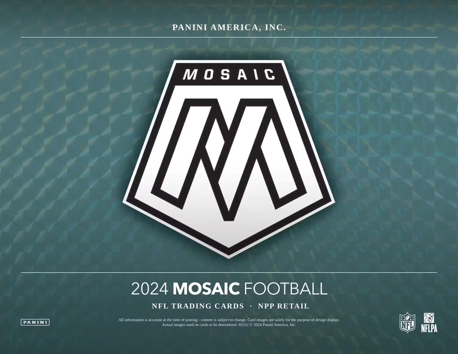 2024 Panini Mosaic Football 6-Pack Blaster Box