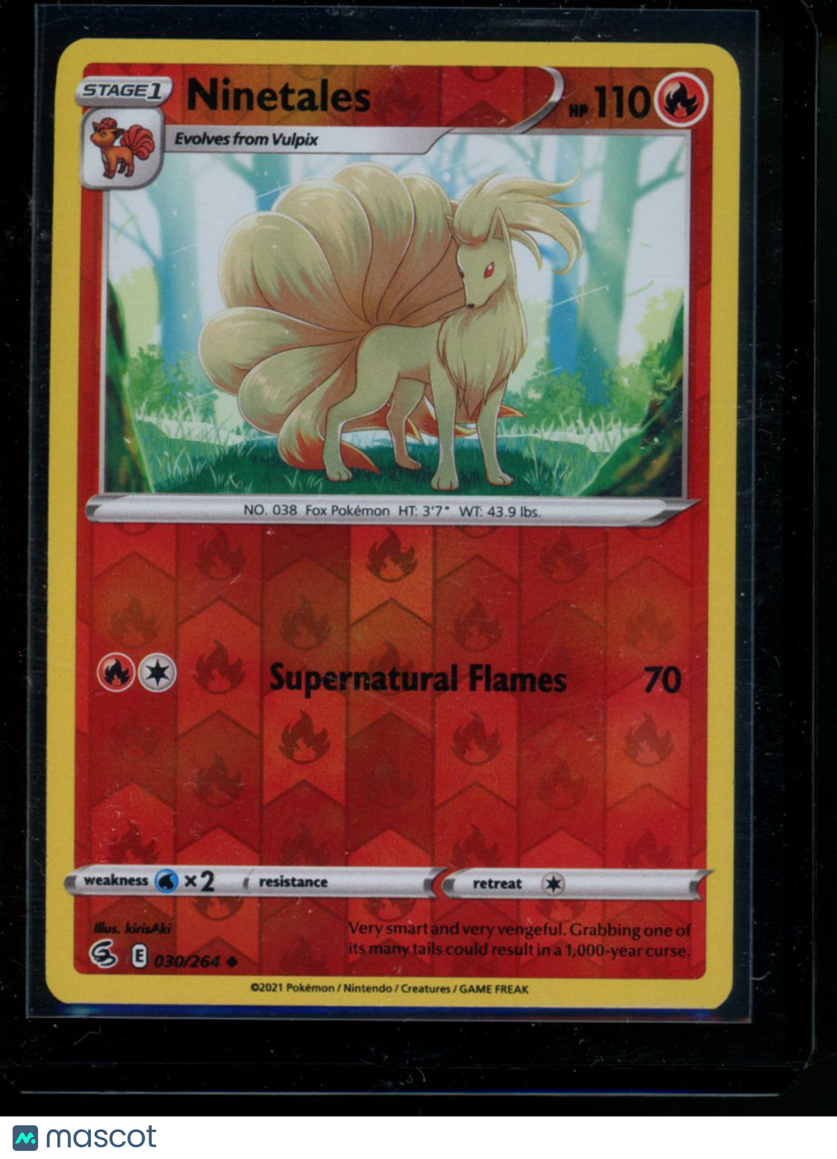 Pokemon Ninetales #030/264 2021 Pokemon
