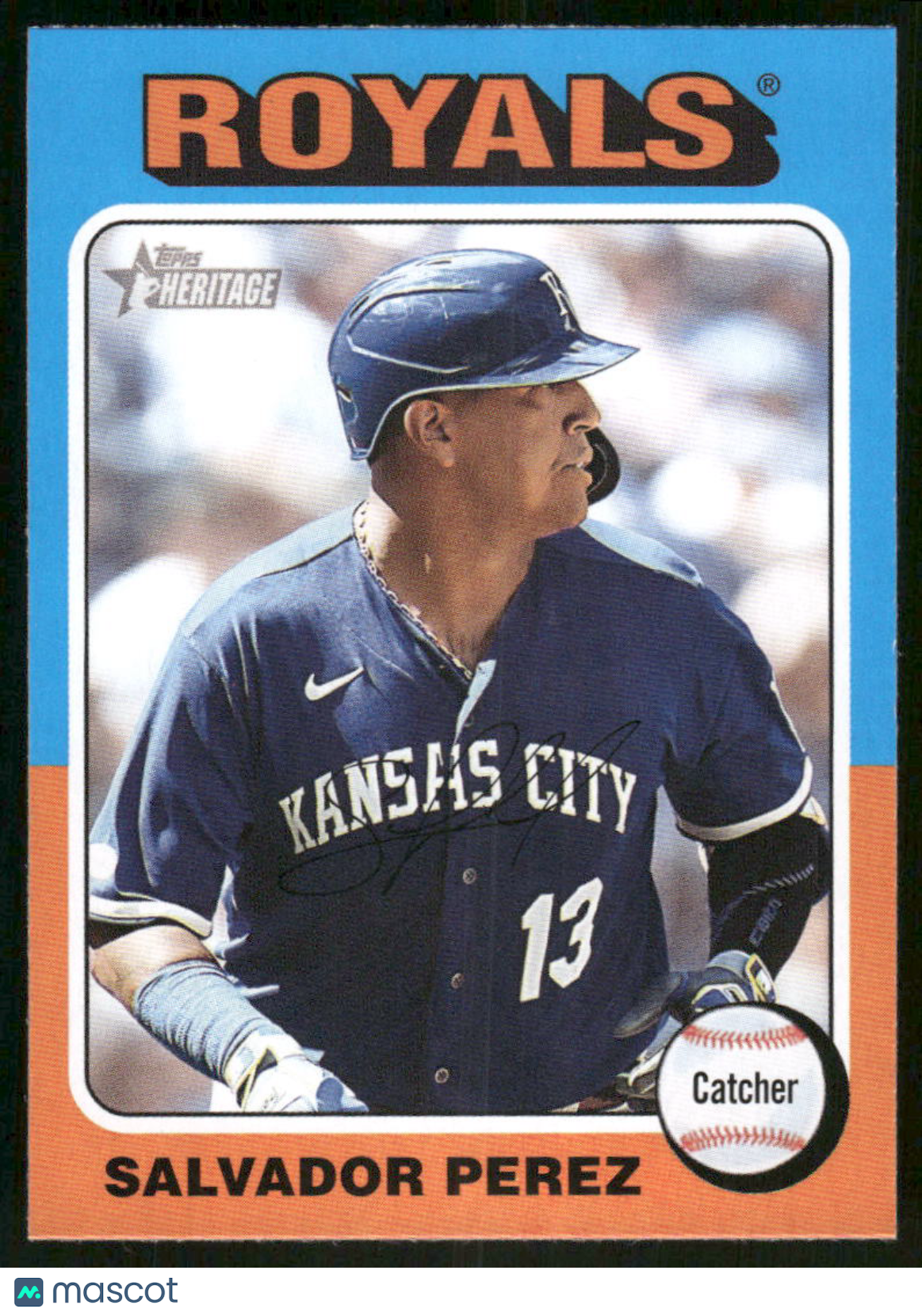 2024 Topps Heritage Salvador Perez #185 Baseball