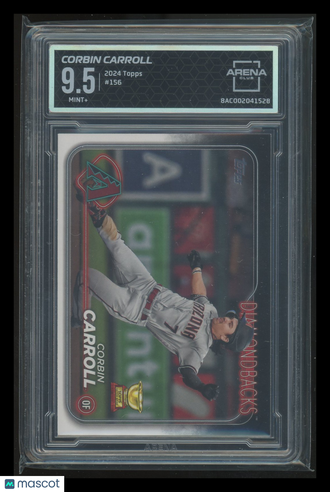 2024 Topps Corbin Carroll #156 Baseball Arena Club 9.5