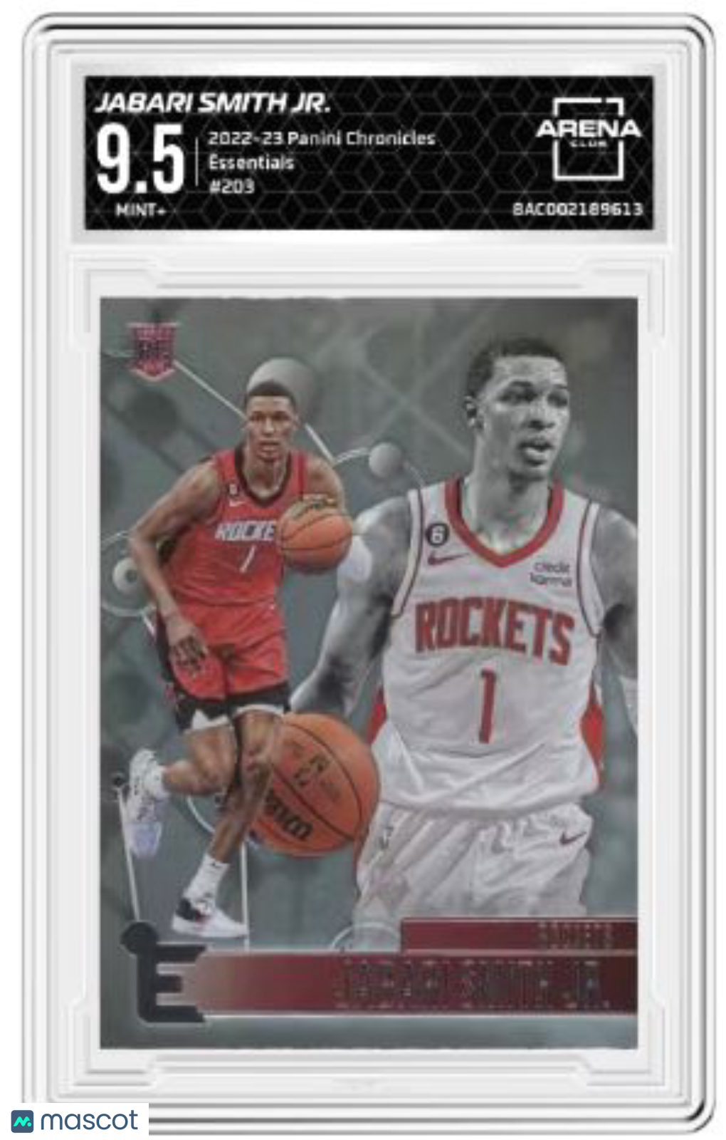 2022-23 Panini Chronicles Jabari Smith #203 Essentials Arena Club 9.5