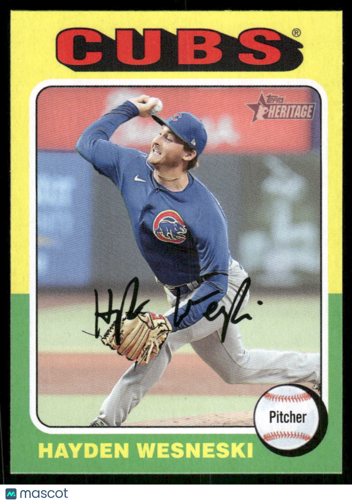 2024 Topps Heritage Hayden Wesneski #256 Baseball