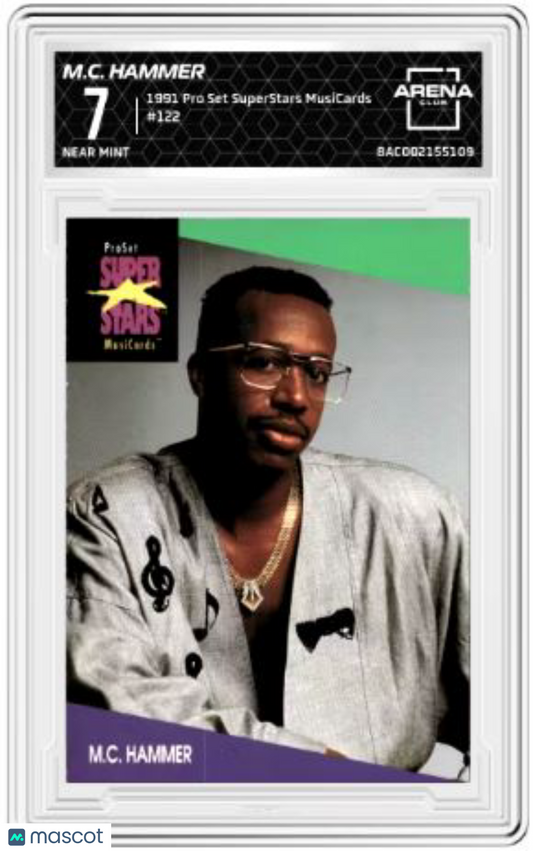 1991 Pro Set MusiCards #122 Arena Club 7