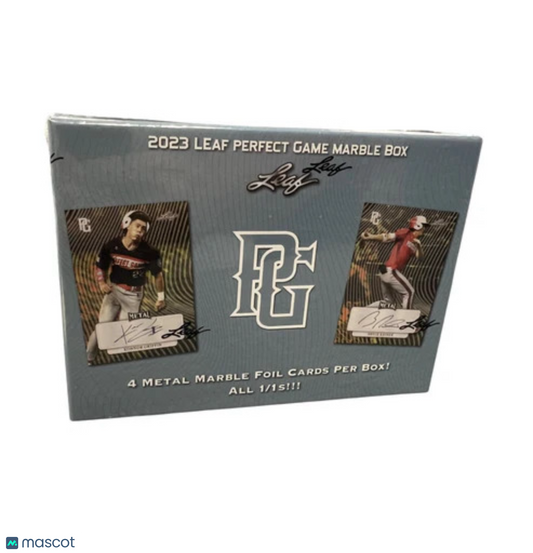 Leaf Baseball Perfect Game All 1/1s!!! 4 Metal Marble Foil Cards Per Box