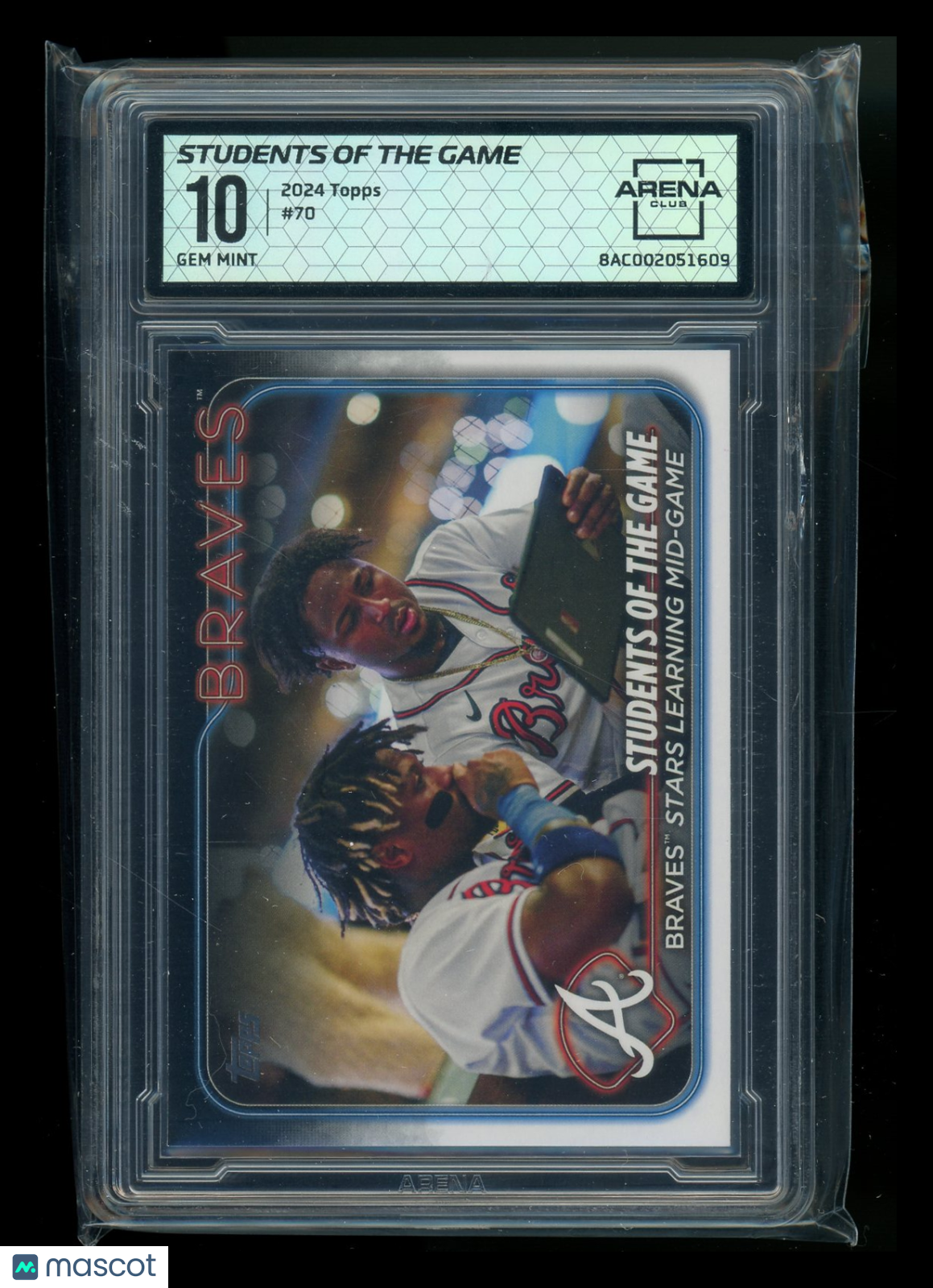 2024 Topps Acuna Jr Albies #70 Students of the Game Baseball Arena Club 10