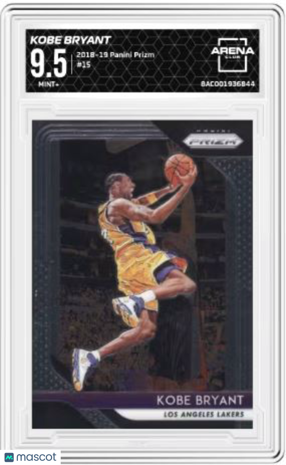 2018-19 Panini Prizm Kobe Bryant #15 Basketball AC 9.5