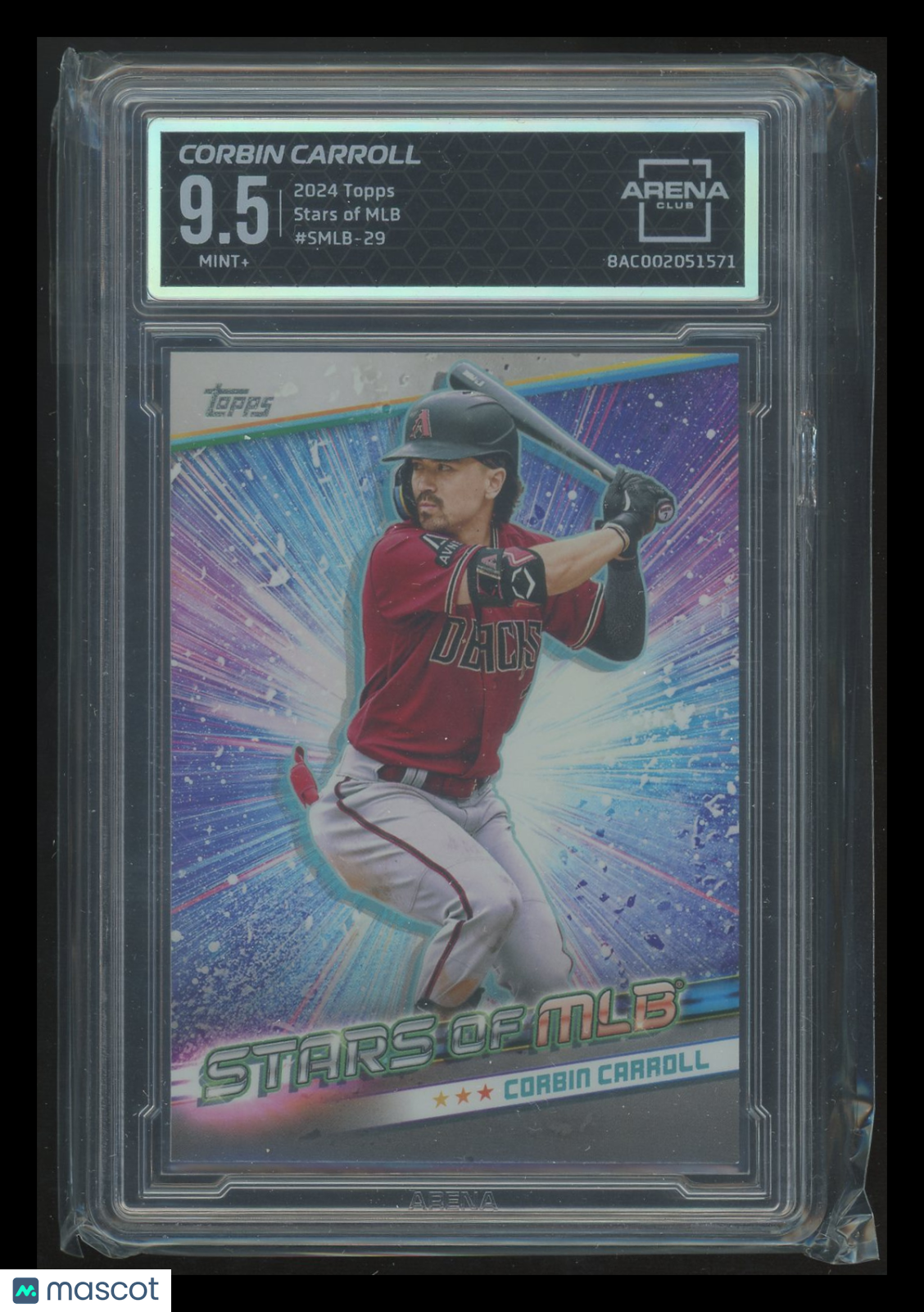 2024 Topps Stars of MLB Corbin Carroll #SMLB-29 / Baseball Arena Club 9.5