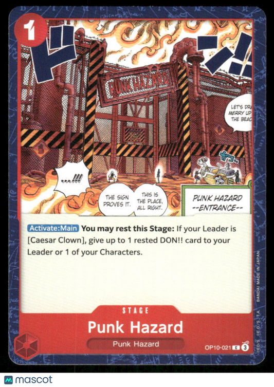 One Piece Card Game Punk Hazard #OP01-021 One Piece Royal Blood