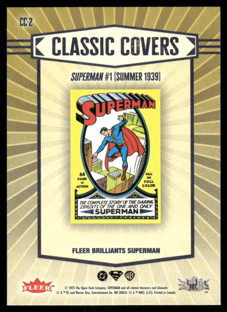 2025 Fleer Brilliants Classic Covers #CC-2