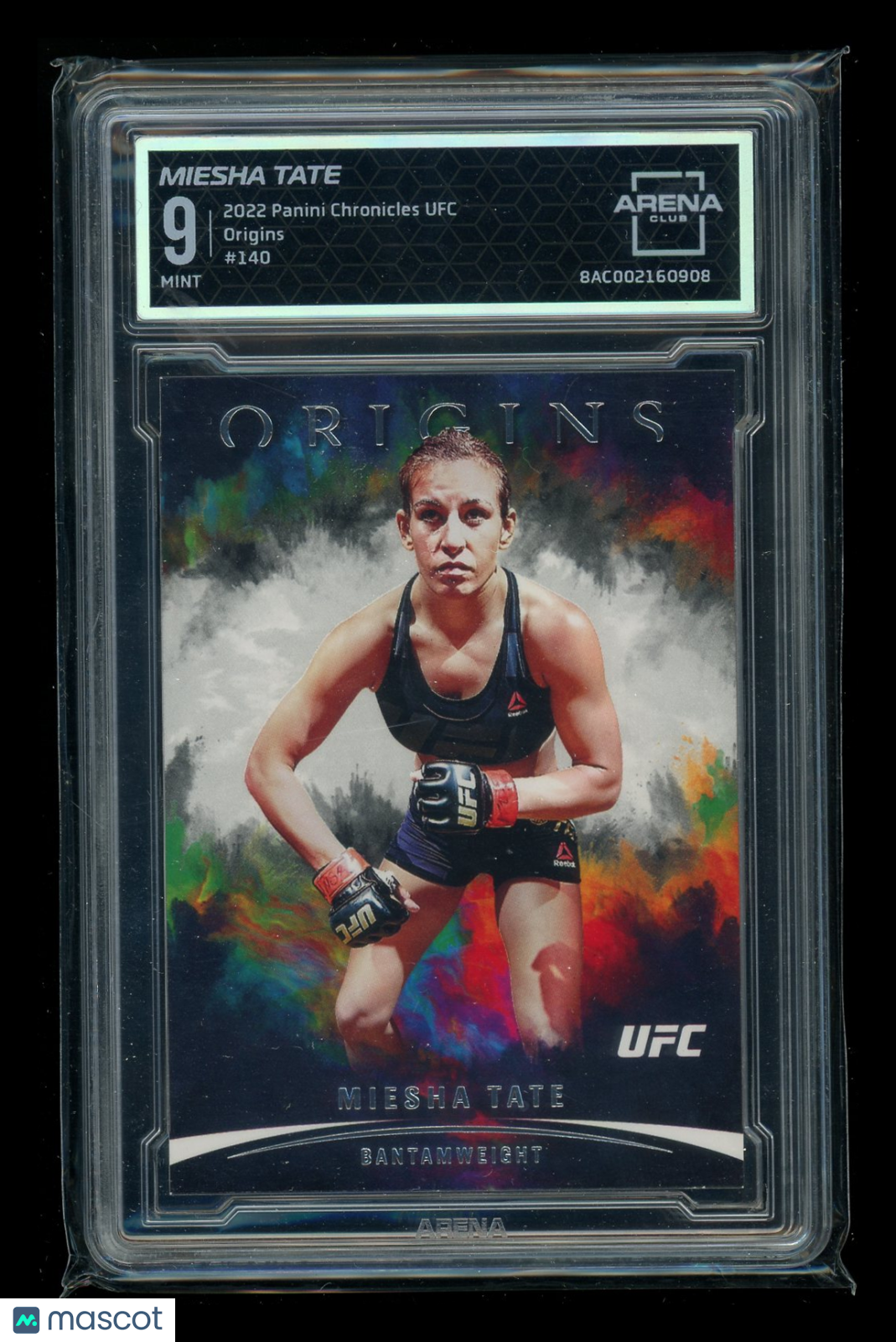 2022 Panini Chronicles UFC Origins Miesha Tate #140 MMA Arena Club 9