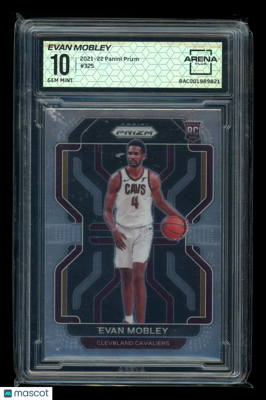 2021-22 Panini Prizm Evan Mobley #325 RC Basketball Arena Club 10
