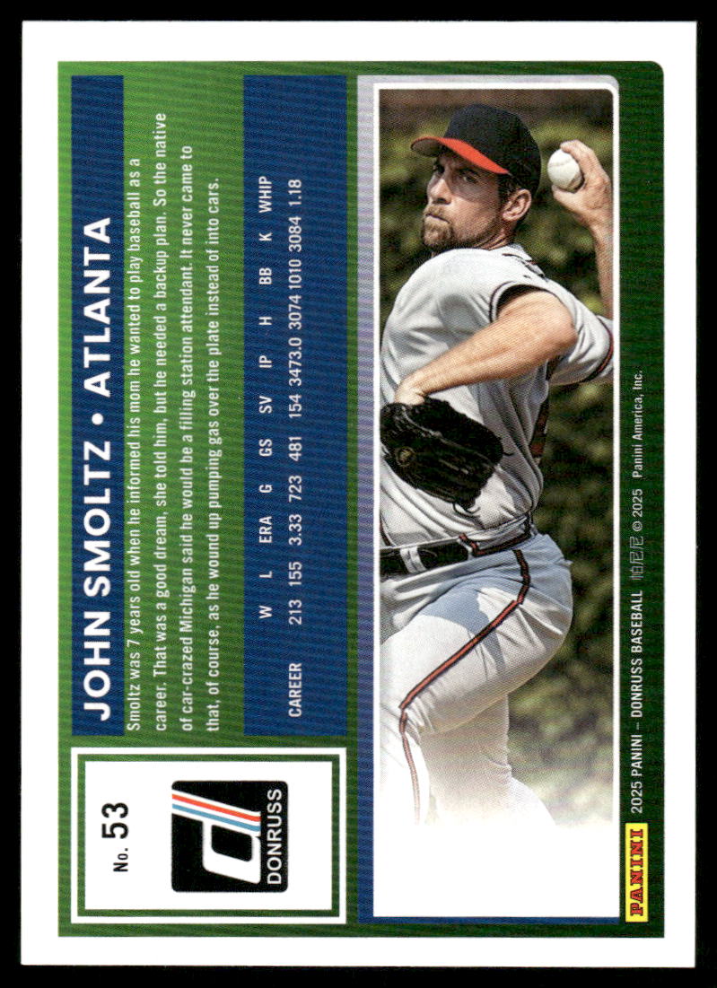 2025 Donruss John Smoltz #53 Baseball