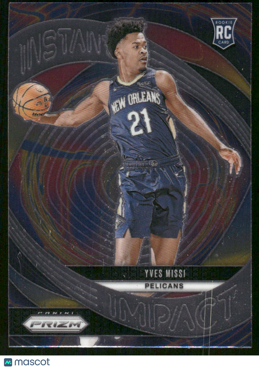 2024-25 Panini Prizm Instant Impact Yves Missi #No. 6 RC Basketball