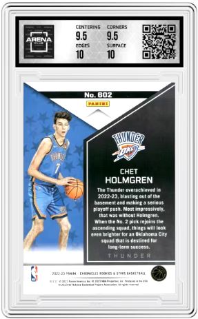 2022-23 Panini Chronicles Chet Holmgren #602 Rookies & Stars Basketball