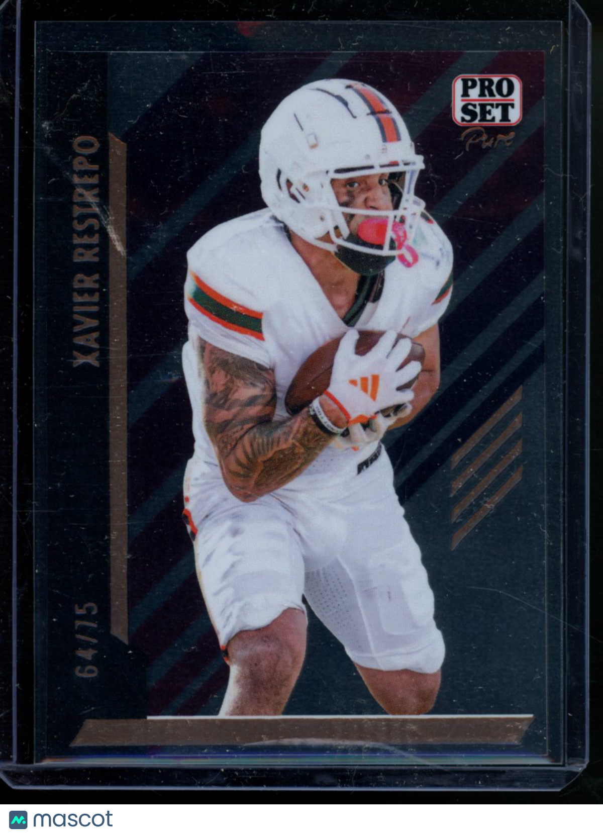 2024 Pro Set Pure Xavier Restrepo #108 64/75 Football