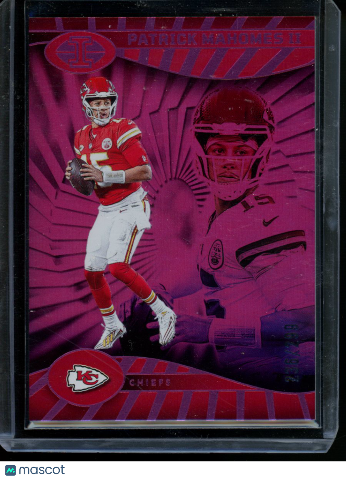 2024 Panini Illusions Patrick Mahomes II #42 Pink 236/299 Football