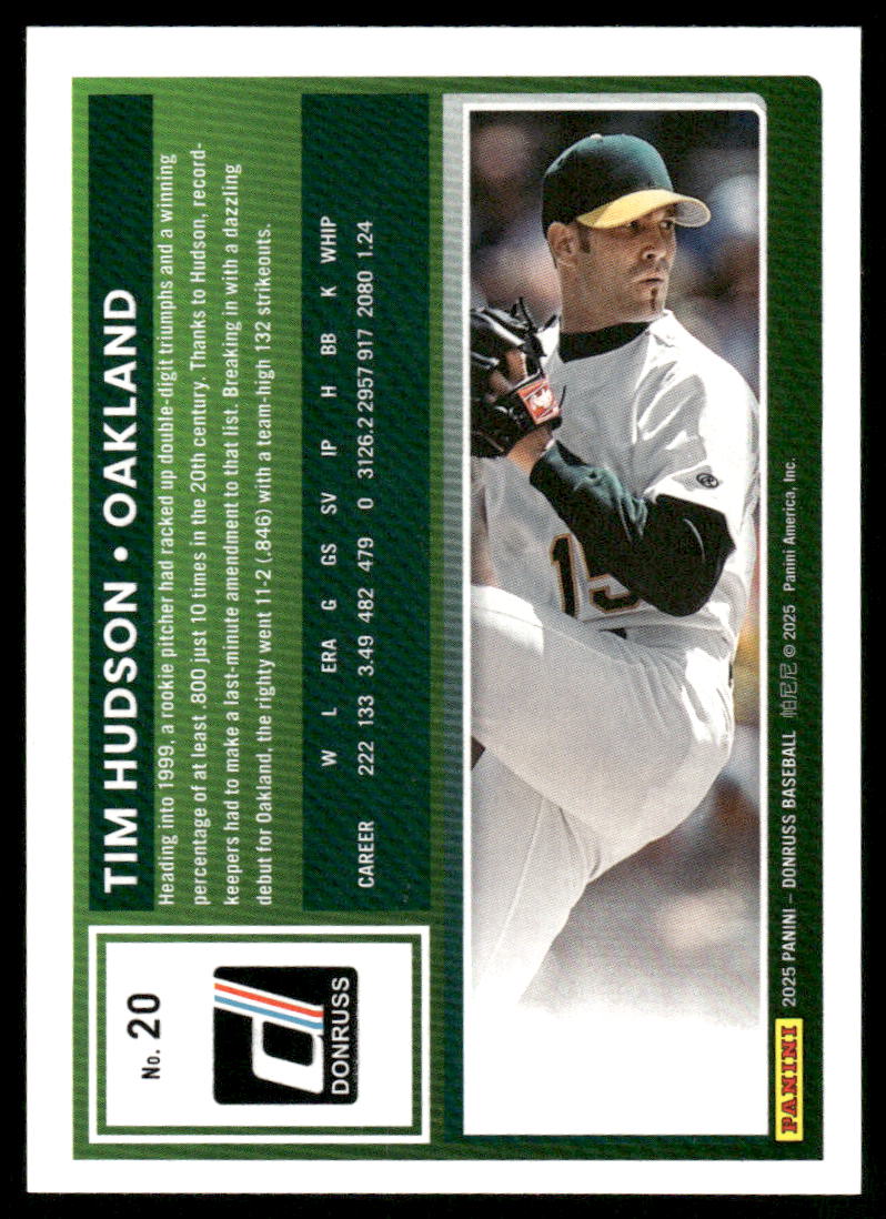 2025 Donruss Tim Hudson #20 Baseball