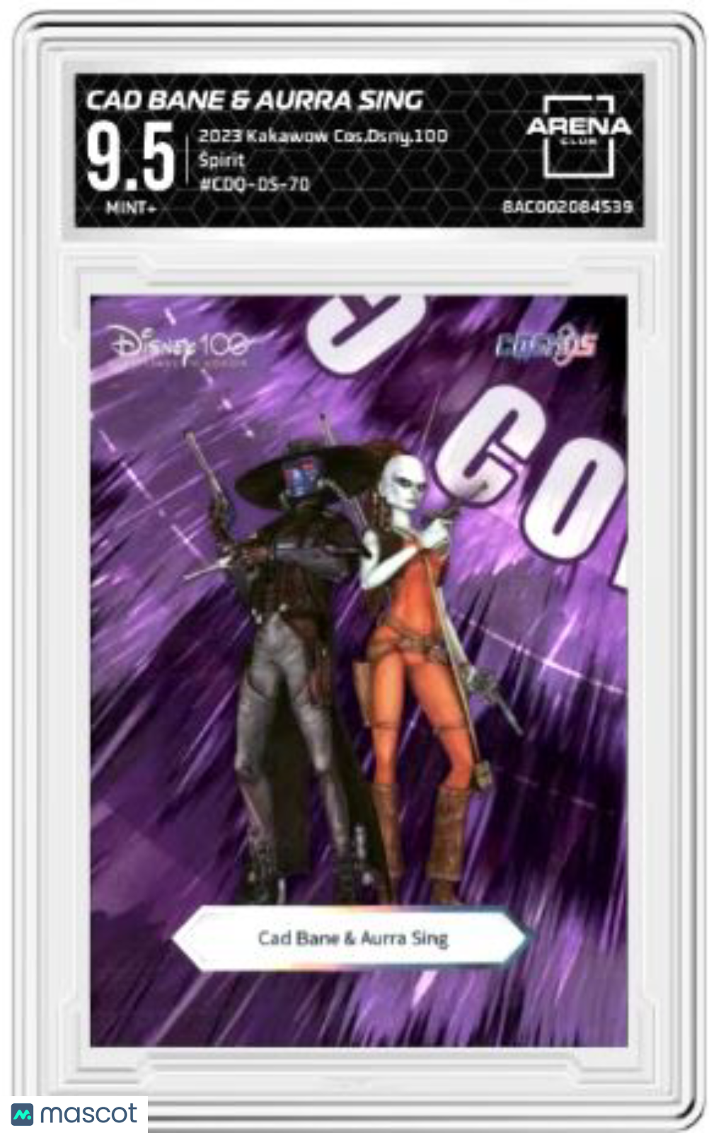 2017 Kakawow Cos.Dsny.100 Spirit Cad Bane Aurra Sing #C6D-DS-70 Arena Club 9.5