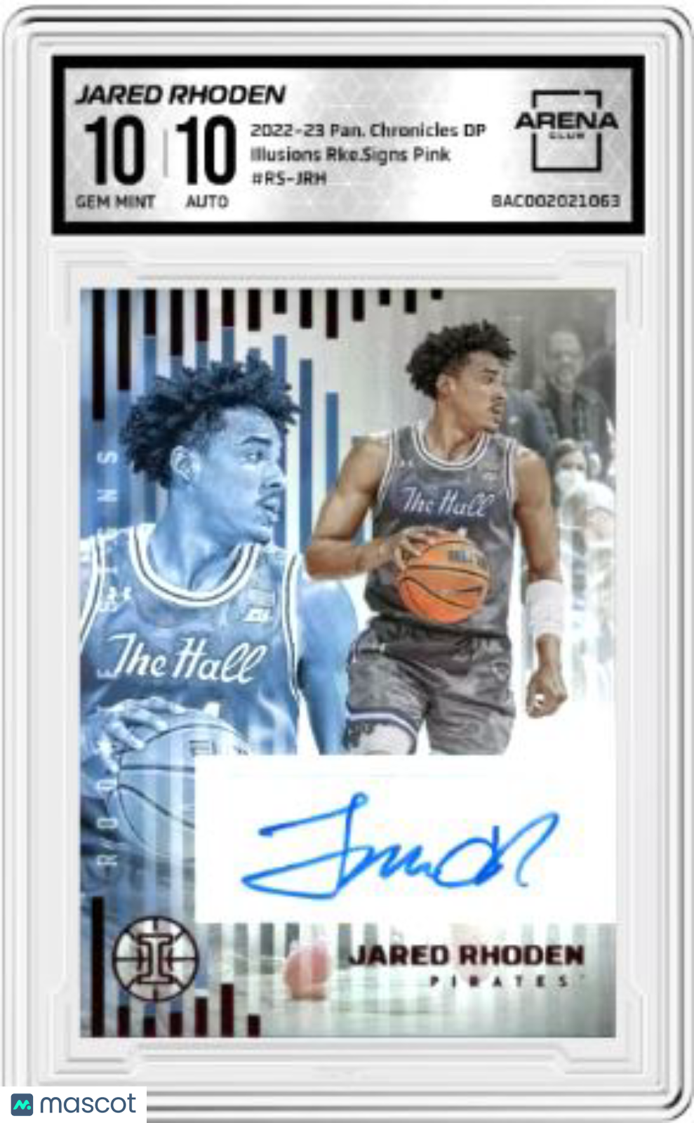 2022-23 Chronicles DP Jared Rhoden #RS-JRH Illusions Rookie Signs Pink Auto