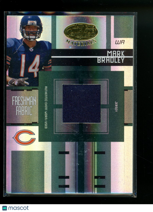 2005 Donruss Playoff Leaf Certified Mark Bradley FF-216 Worn Freshman Fabric